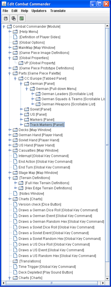 configuration window