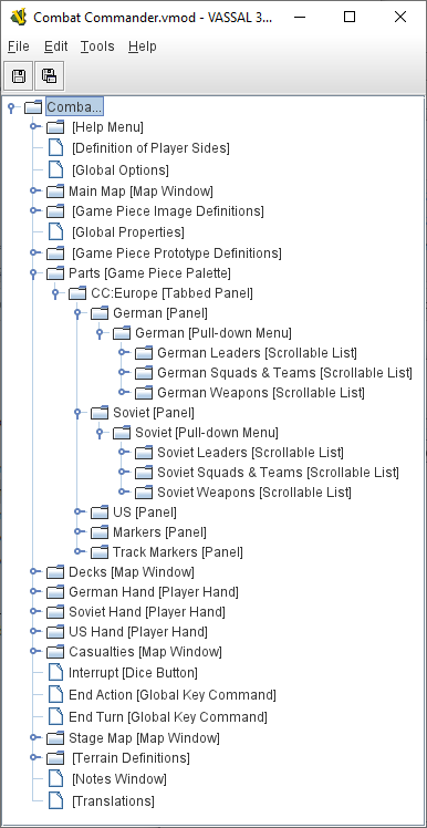 configuration window